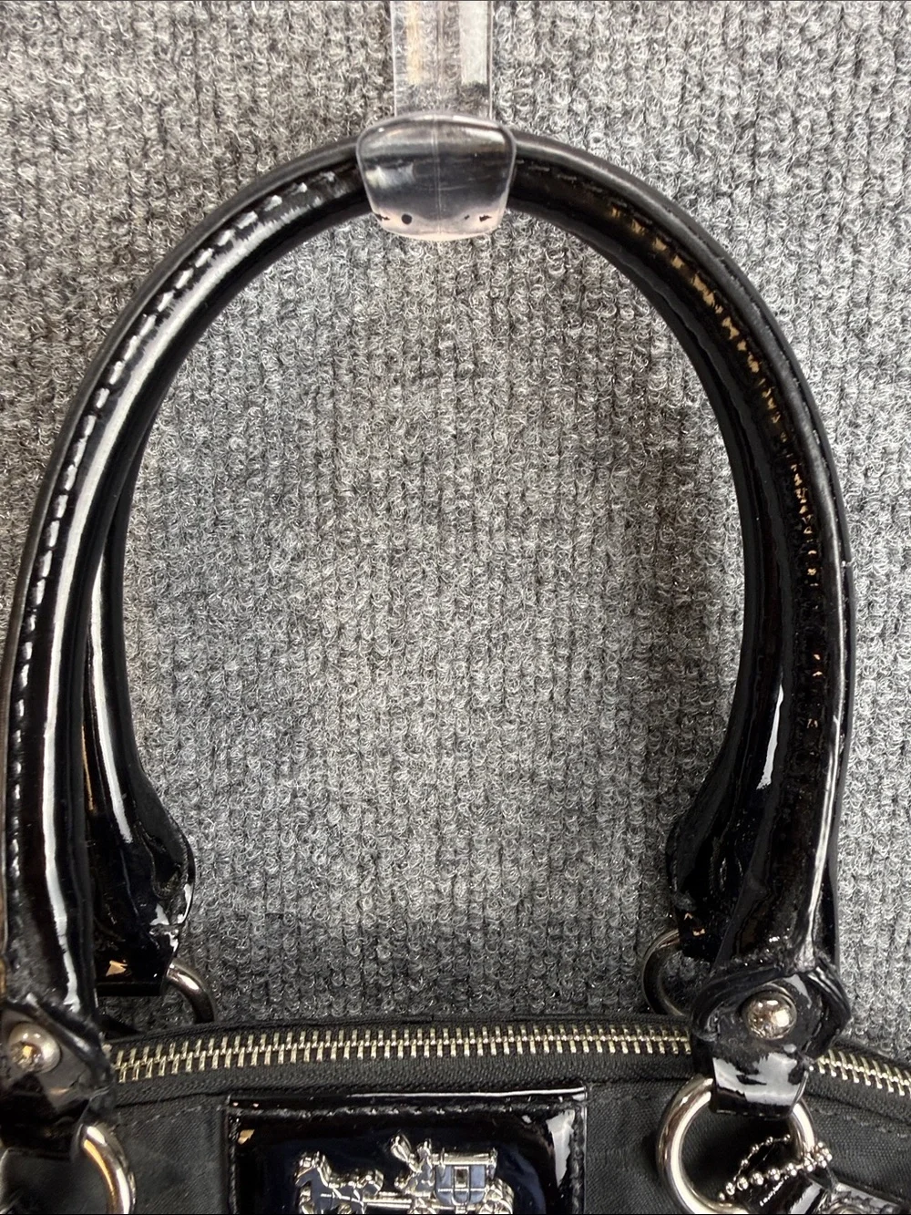 Coach Madison Lindsey Op Art Satchel  Bag with Removable Strap - NICE!